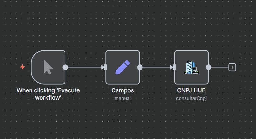 CNPJ Hub - Nó N8N para Consulta de CNPJ - Experimento de IA com ROI 70h/mês