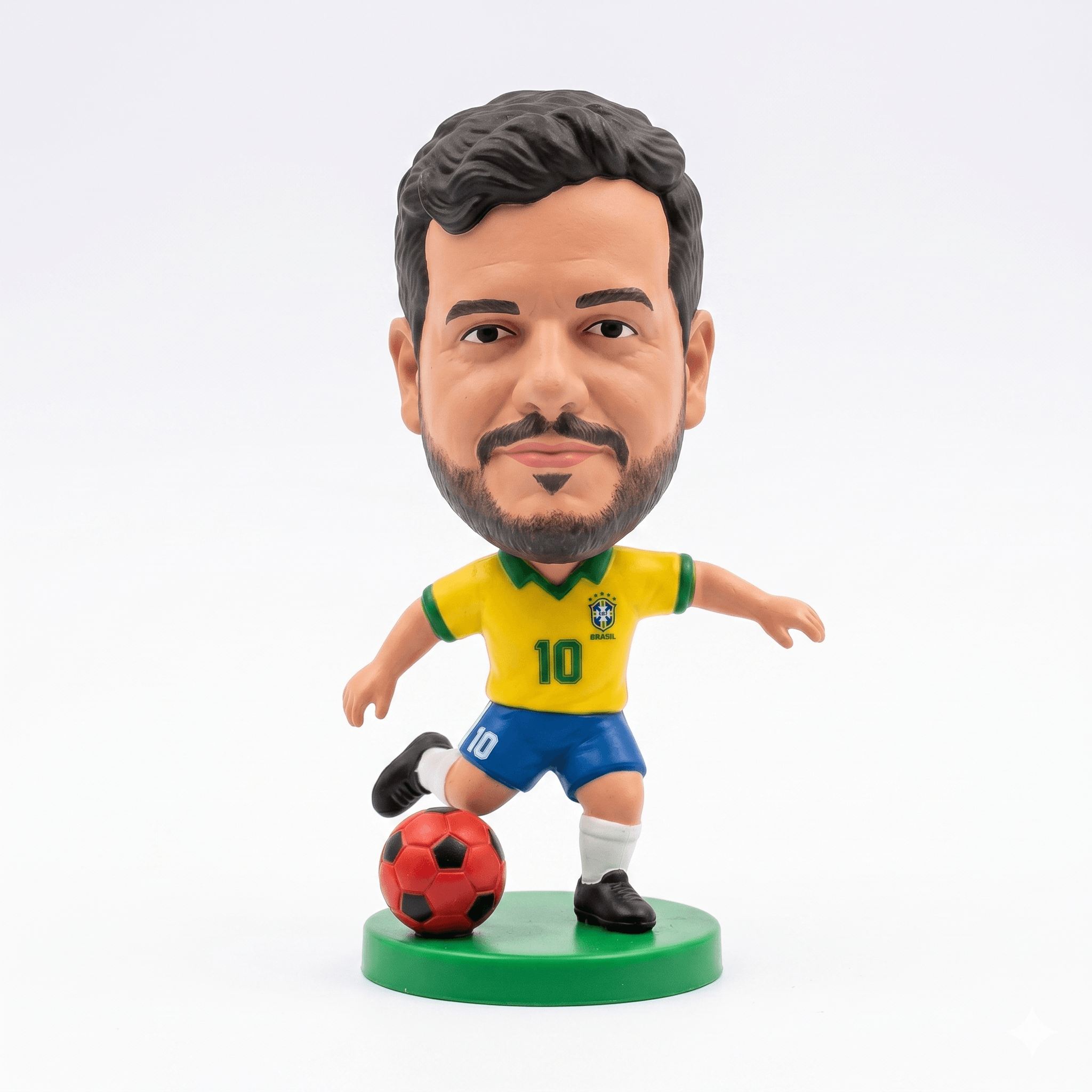 Resultado do prompt Mini Craque gerado com Nano Banana - Imagem criado usando IA generativa
