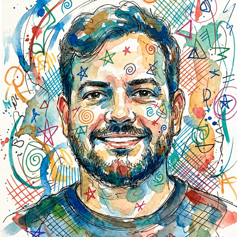 Resultado do prompt Sketch gerado com Nano Banana - Imagem criado usando IA generativa