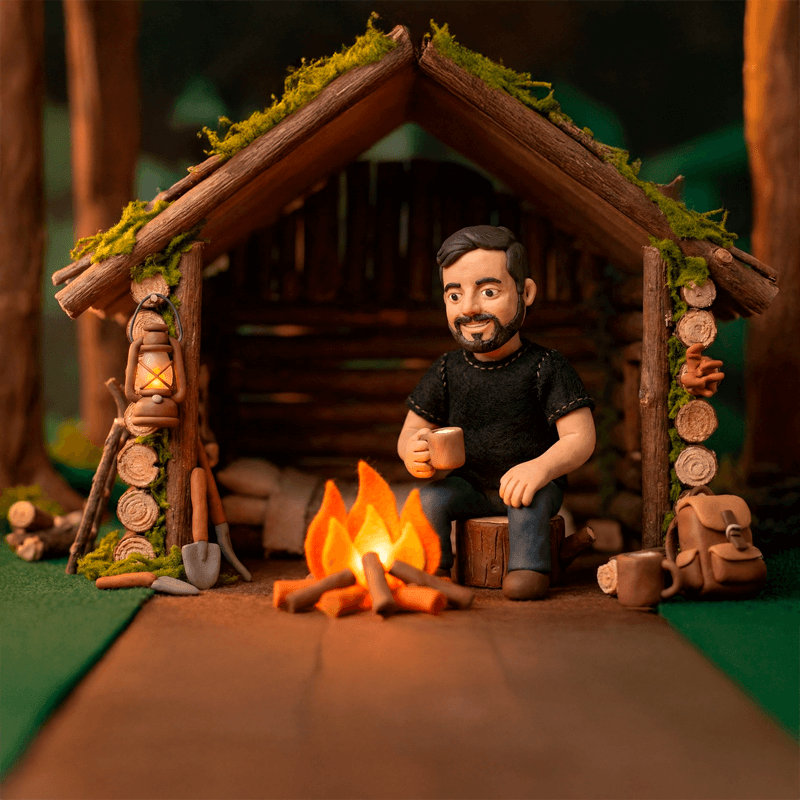 Resultado do prompt Stop Motion gerado com Nano Banana - Imagem criado usando IA generativa